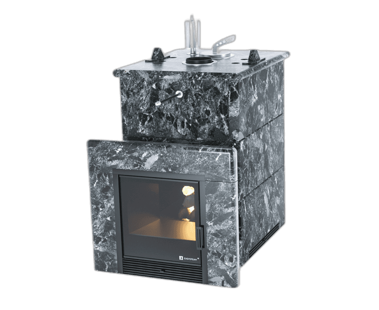 Anapa Stove in a full enclosure with a closed top
