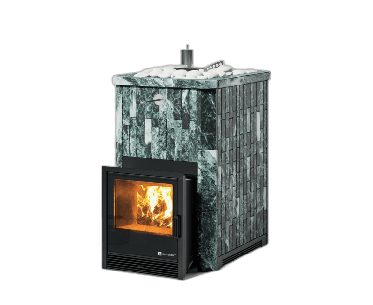 Anapa stove in a full assembly open-top casing